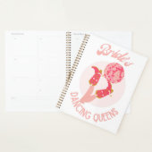 Retro 70s Bruid Dansende Koninginnen Avond Bruidsf Planner (Display)