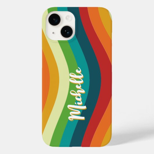 Retro 70s Case-Mate iPhone case (Achterkant)