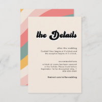 Retro 70s Colour Waves — Kaart met details