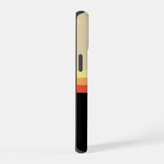 retro 70s Coloured Palette iPhone 15 Case (Rechterkant)