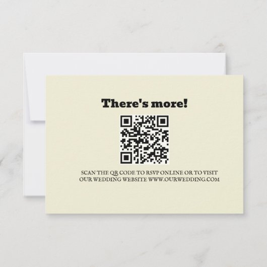 Retro 70's Comic Book Pop Kunst Leuk Bruiloft RSVP Kaartje (Achterkant)