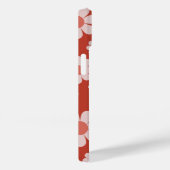 Retro 70s  Daisy Pattern Naam toevoegen Sinaasappe Case-Mate iPhone Case (Achterkant / Rechts)