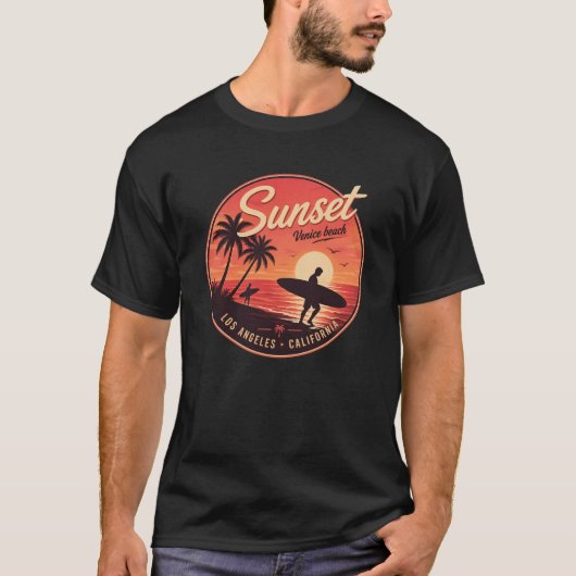 Retro 70's Design T-shirt (Voorkant)
