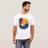 Retro 70's Design  T-shirt (Voorkant volledig)