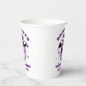 Retro 70s Disco Bal Cowgirl Bachelorette Feest Papieren Bekers (Rechts)