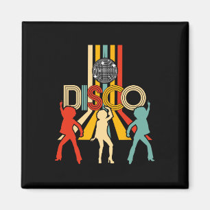 Retro 70s Disco Gifts Dancing Disco Ball Magneet