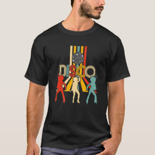 Retro 70S Disco Gifts Dancing Disco Ball T-shirt