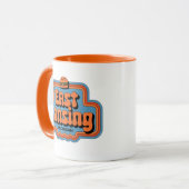 Retro 70s East Lansing Michigan  Koffie Mok (Voorkant links)