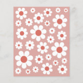 Retro 70s Floral Arch Afstuderen partijbudget (Achterkant)