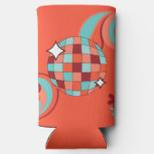 Retro 70s Foam Koelbox Seltzer Blikjeskoeler (Achterkant)