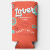 Retro 70s Foam Koelbox Seltzer Blikjeskoeler (Voorkant)