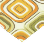 Retro 70s geometrisch patroon in warme tinten tafelkleed (Gekanteld)
