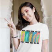 Retro 70s gitaar en muziek vibes grafisch t-shirt