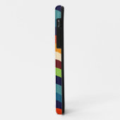 Retro 70s golvende strepen Case-Mate iPhone case (Achterkant/links)
