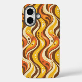 Retro 70s Groovy Wavy Lines Case