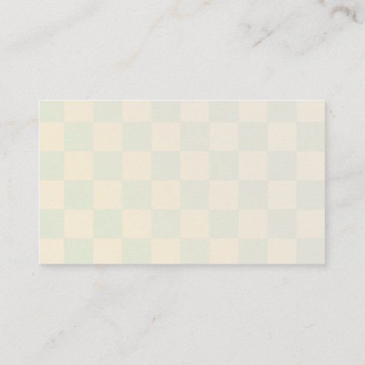 Retro 70's Halloween Baby shower Diaper Raffle Informatiekaartje (Achterkant)