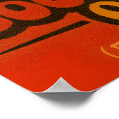 Retro 70s Halloween Witch Poster (Hoek)