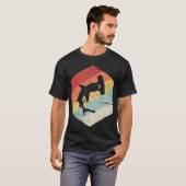 Retro 70s Hammerhead Shark Icon friend friend T-shirt (Voorkant volledig)