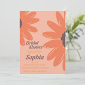 retro 70S hippie VRIJGEZELLENFEEST Kaart (Staand voorkant)