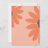 retro 70S hippie VRIJGEZELLENFEEST Kaart (Achterkant)