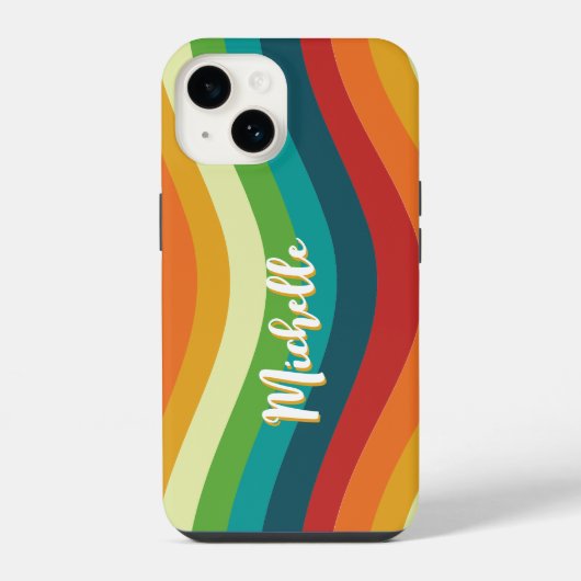 Retro 70s iPhone hoesje (Achterkant)