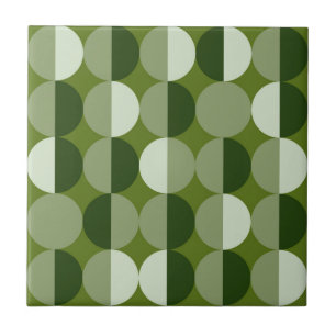 Retro 70's keramische Tegel Tegeltje