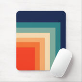 Retro 70s kleurenpalet Afbeelding Muismat (Met muis)