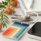 Retro 70s kleurenpalet Afbeelding Sleutelhanger (Voorkant Rechts)