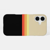 Retro 70s Kleurenpalet iPhone 16 Hoesje (Achterkant horizontaal)
