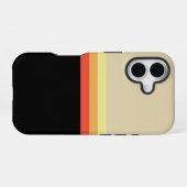 Retro 70s Kleurenpalet iPhone 16 Hoesje (Achterkant horizontaal)