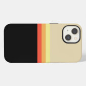 Retro 70s Kleurenpalet iPhone Hoesje (Achterkant horizontaal)