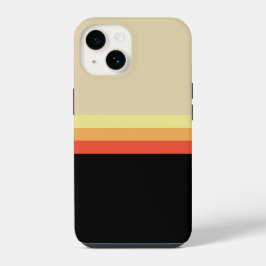 Retro 70s Kleurenpalet iPhone 14 Hoesje