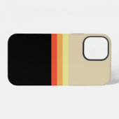 Retro 70s Kleurenpalet iPhone Hoesje (Achterkant horizontaal)