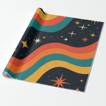 Retro 70s Kosmische Droom Groovy Golvend