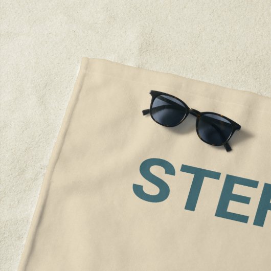 Retro 70s Kromme Strandlaken (In situ)