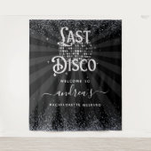 Retro 70s Laatste Disco Meidenavond Weekend Wandkleed (Voorkant)