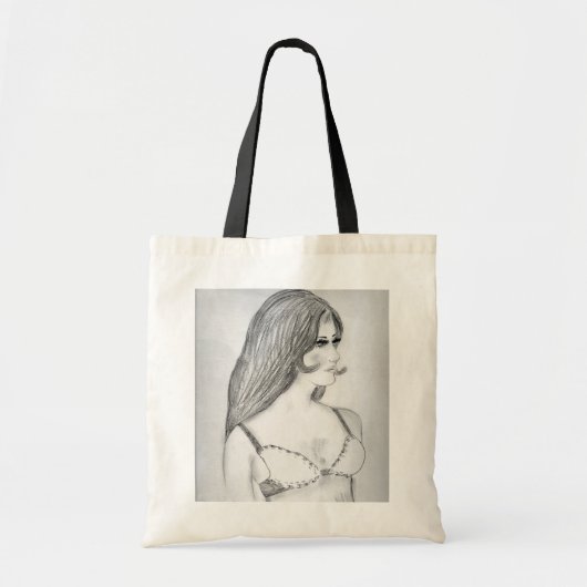 Retro 70s Mode model Tote Bag (Voorkant)