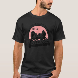 Retro 70s Niet Als Een Gewone Leraar Ik Ben Cool O T-shirt