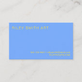 Retro 70s Oranje Geel Paars Kleurrijk Abstract Visitekaartje (Voorkant)