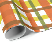 Retro 70s Oranje speldenplaat Cadeaupapier (Rol Hoek)