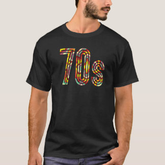 Retro 70's partij uit de jaren zeventig van 1970 t-shirt
