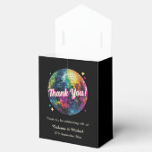 Retro 70's Party Disco Ball Sparkle Glam Wedding Bedankdoosjes (Geopend)