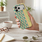 Retro 70s Pastel Groovy Geometrisch Gepersonalisee Case-Mate iPhone Case