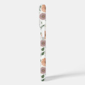 Retro 70s Pastel Waterverf Bloemen gepersonaliseer Case-Mate iPhone Case (Achterkant / Links)