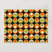 Retro 70s-patroon briefkaart (Voorkant)