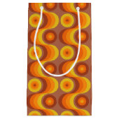 Retro 70s-patroon klein cadeauzakje (Voorkant)