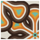 Retro 70s patroon stof (Close Up)