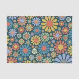 Retro/70s Patroon Tissuepapier