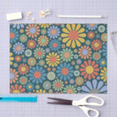 Retro/70s Patroon Tissuepapier (Craft)