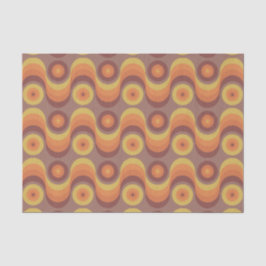 Retro/70s Patroon Tissuepapier